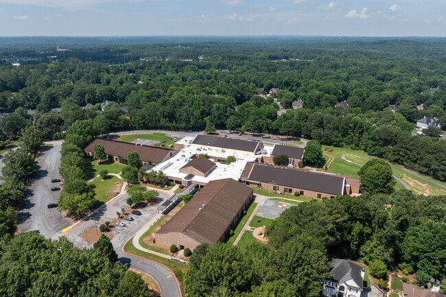 Medlock Bridge Elementary School is a highly sought after school in the community.