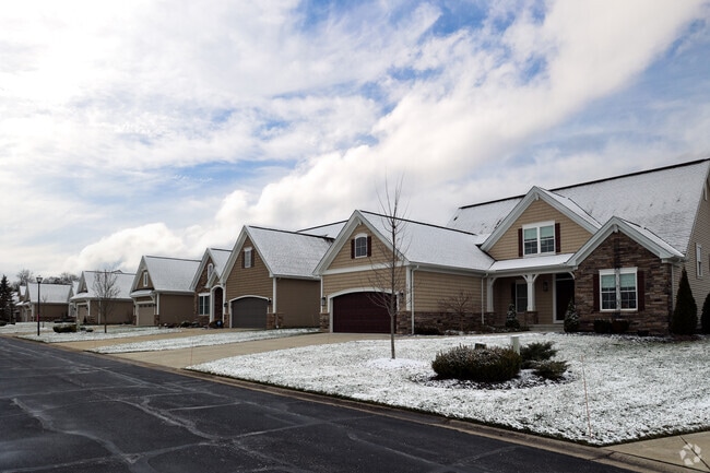 Cape Cod style condos and duplexes are available in Aurora.