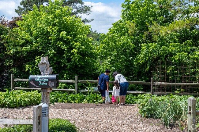 Swepsonville families enjoy taking their kids to experience the community vegetable garden nearby.