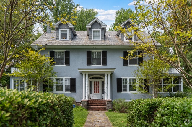 Classic box colonial revivals are right at home in the neighborhood of Mt. Washington.