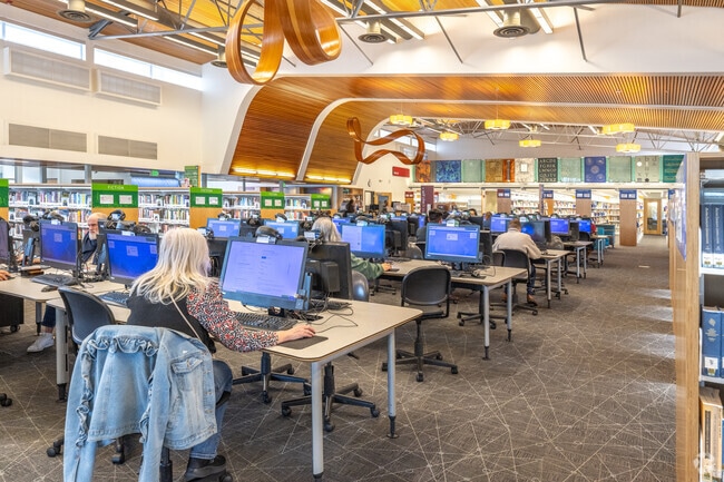 Head to the Auburn Public Library just five minutes from North Auburn to get some work done.