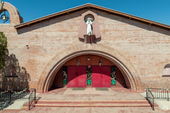 The historic St. Margaret Mary Church stands out along Grande Avenue in Barrio Hollywood.