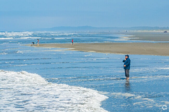 Get your feet wet at Ocean Shores Beach Access near Copalis Beach.