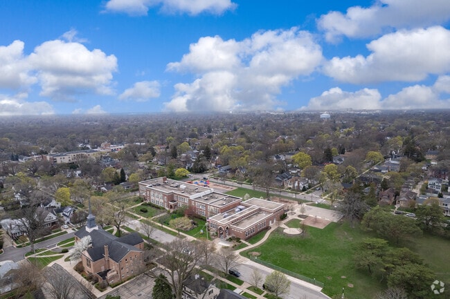 Aerial View of School