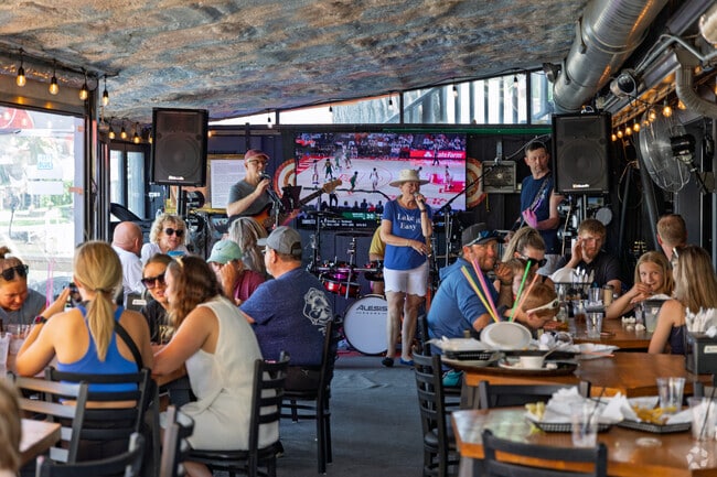 The Ritz, like many restaurants in Arnolds Park, features live music all summer long.