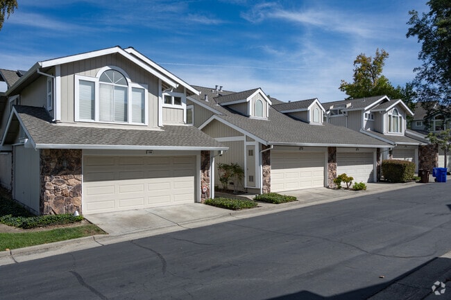 Traditional townhouses and condos are make up the community of Village Park.