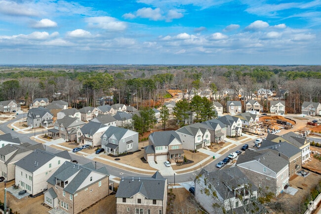 New construction in Tucker is popping up in pockets.