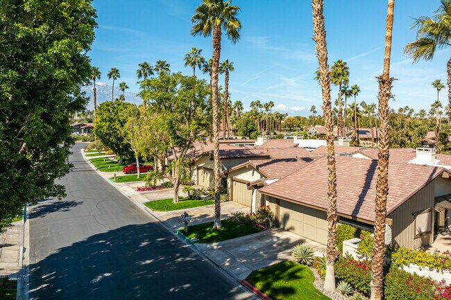 Rows of homes at The Lakes are similar throughout the community.