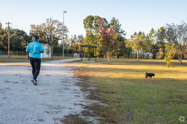 Take your dog for a walk around the Putney Community Park.