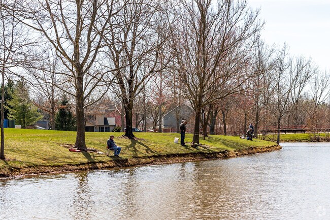 Many Braddock Heights residents enjoy fishing at the lake in Middletown Park.