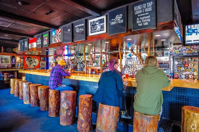 Kung Fu Tap & Taco in Indianola Hills has a lively atmosphere.