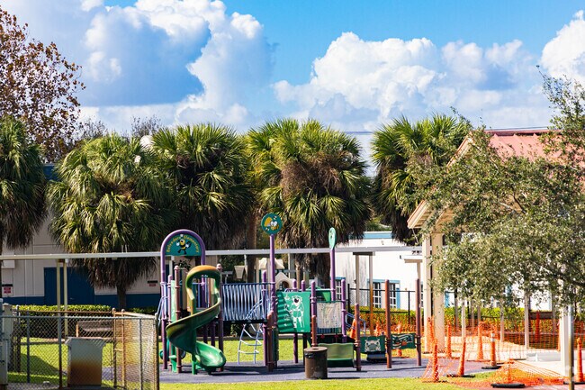 The playground at Belvedere elementary school.