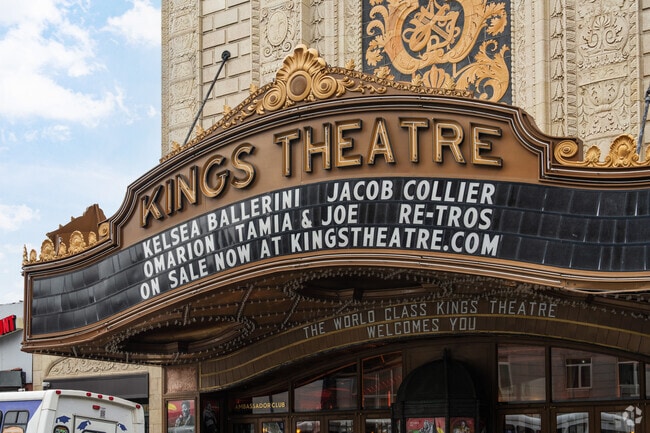 Kings Theatre is a live performance venue in East Flatbush.