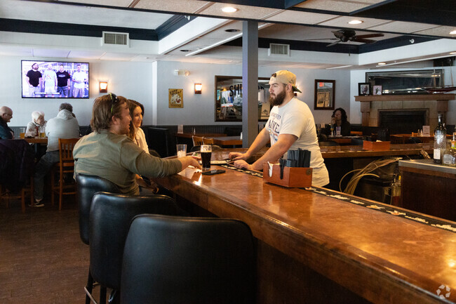High Tide Restaurant and Bar in Brewer creates a relaxed and inviting atmosphere where guests can enjoy their meals and unwind.