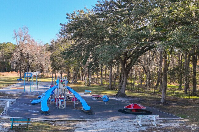 Lambs Elementary has an exciting playground for students to enjoy.