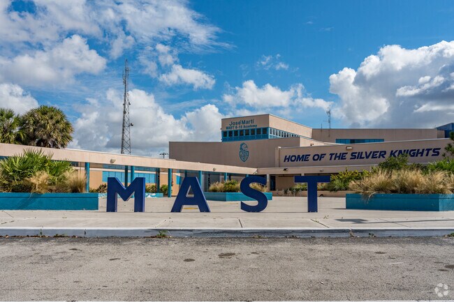 Jose Marti MAST 6-12 Academy is an A school with multiple specialty courses provided.