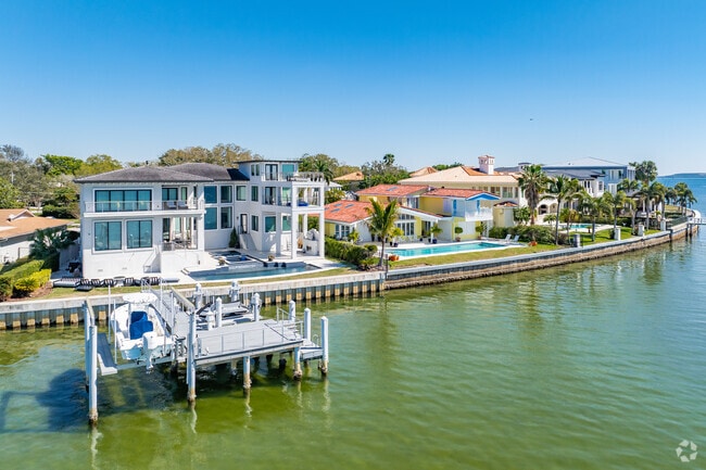 Davis Islands has waterfront estates.