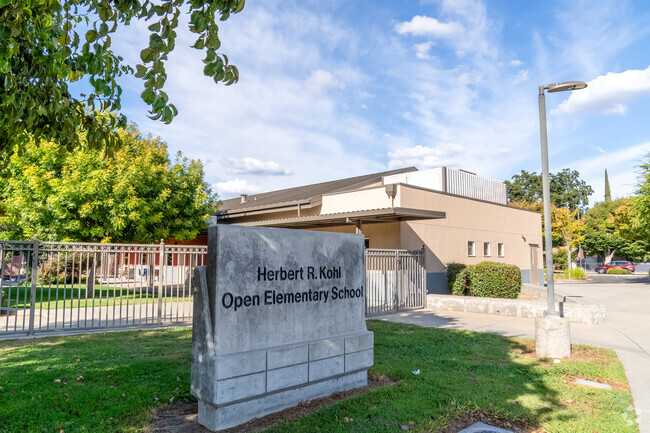 Herbert R. Kohl Open Elementary School serves students in the Weberstown/Kentfield  community.