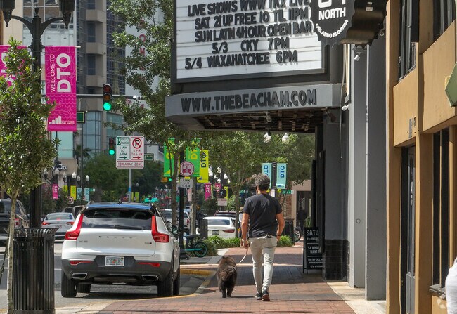 Rock Lake is close to active Downtown Orlando.