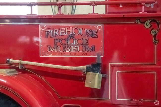 The Firehouse and Police Museum of East End Superior shows the history of Wisconsin.