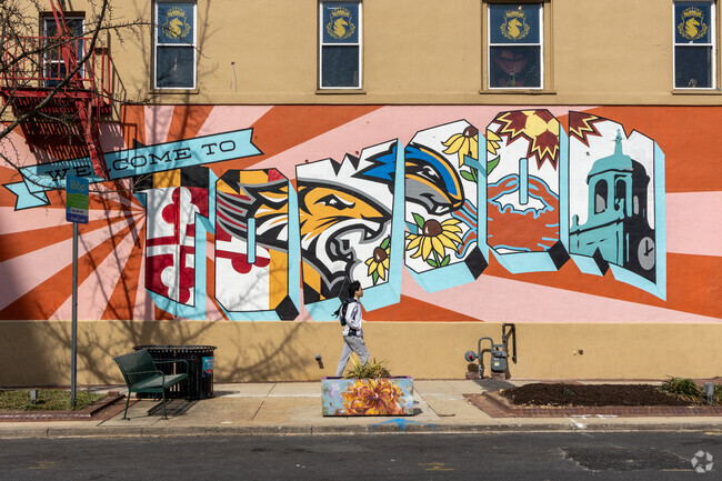 Aigburth is a quick walk to downtown Towson.