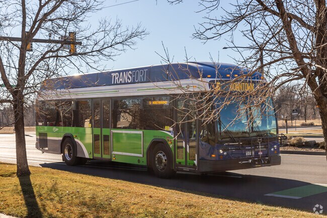 The Fort Collins bus line offers more convenient service to neighborhood commuters.