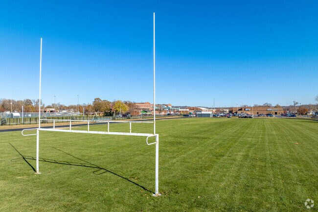 Thomas Jefferson High School has an open field for many different activities.