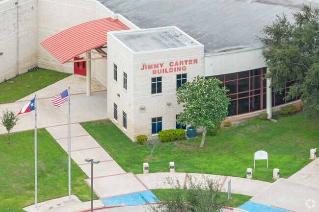Jimmy Carter Early College High School is located at 603 N. College Dr., La Joya, TX.
