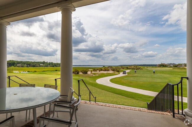 The views from the back patio of the Nicklaus clubhouse are breathtaking.