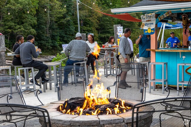 Pier 87 offers an outdoor patio on the bank of the Loyalsock Creek in Eldred.