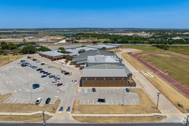 A great view of Leander Middle School.