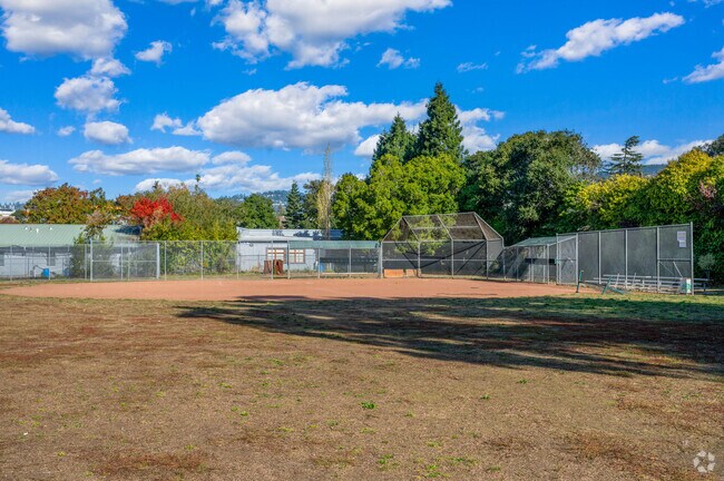 Residents love playing baseball at Central Reservoir Park.