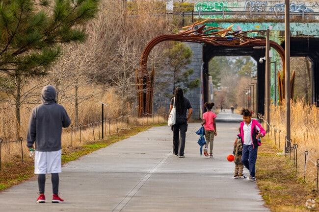 The Beltline is a great place to take the family for exercise for Hunter Hills residents.