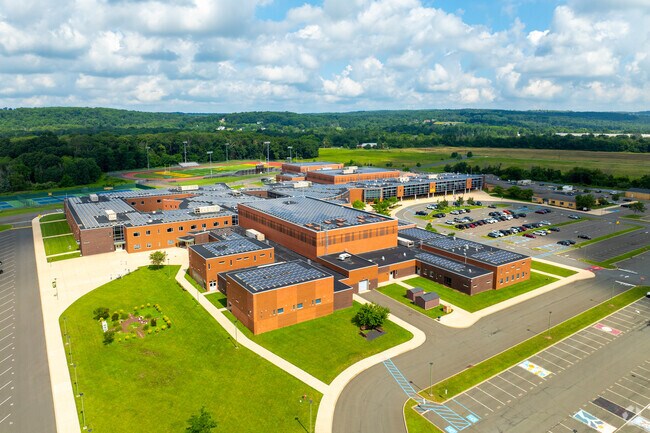 Montgomery High School is an option for older students in Rocky Hill.