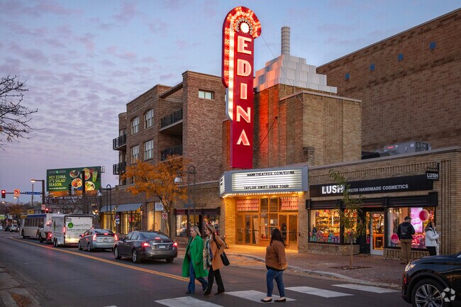 The nearby Edina Mann Theater at 50th and France Ave. has first run films.