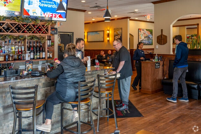 Sandros is a popular Italian restaurant with great pizza pasta and more.