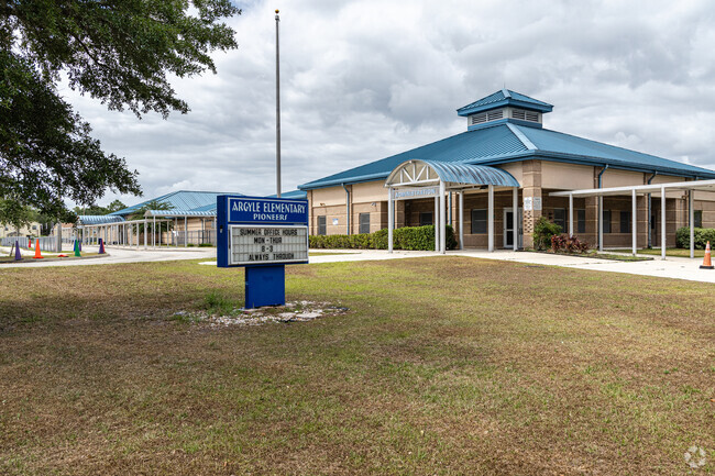 Argyle Elementary School supports approximately 800 students.