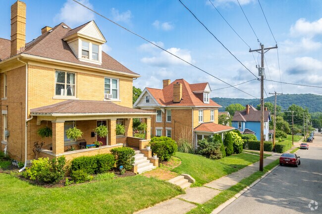 Enjoy sunset from your front porch, a must for any Coraopolis home.