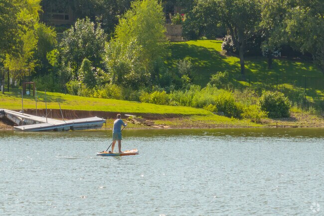 Lewisville Lake spans nearly 20,000 acres for boating, waterskiing, and fishing.
