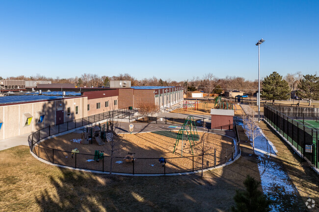 The playground at STEM Lab School in Northglenn, Colorado.