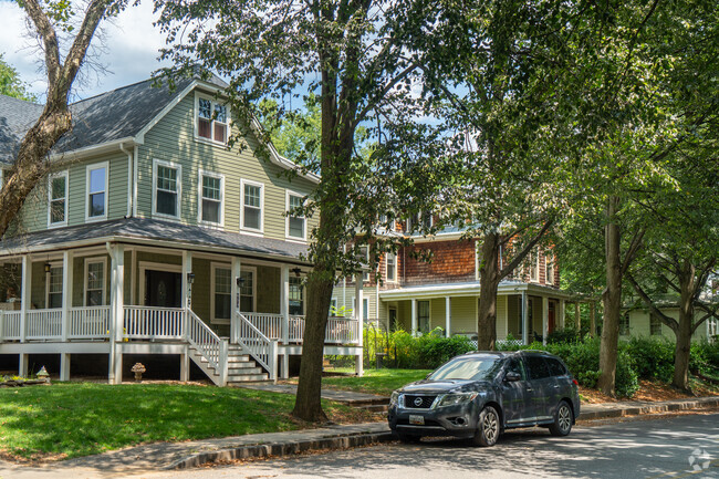 Large single family homes can be found throughout the neighborhood of Wyndhurst.