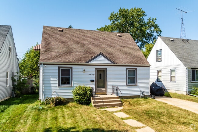 You can find Cape Cod home styles with minimal landscaping in Humble Park.