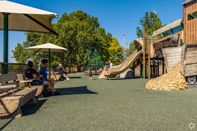 McCoy Park has many activities for your children to enjoy on the playground.