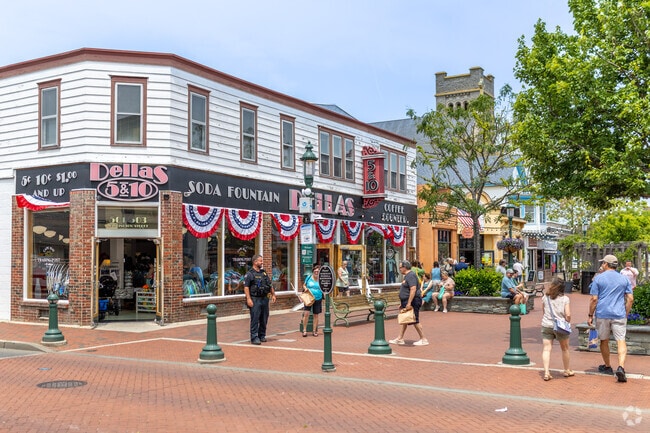 Shoppers in Lower Township love the outdoor stores in downtown Cape May.