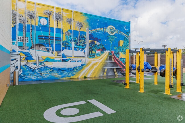 Castle Park's closest town center is Downtown Chula Vista-- this mural pays homage to the area.