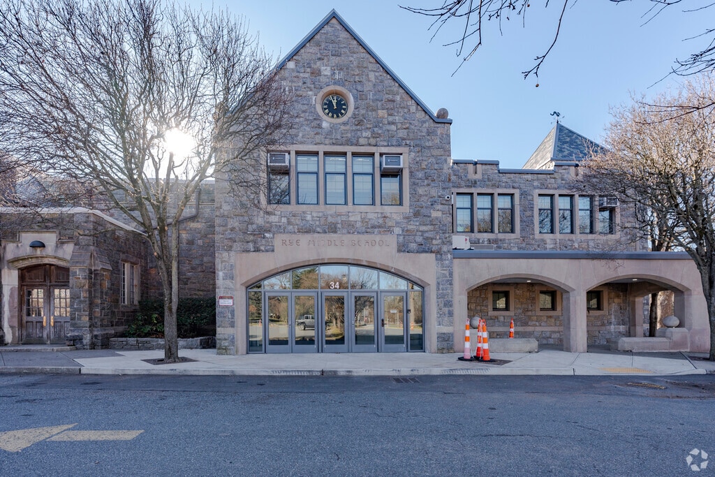 Rye Middle School at 3 Parsons Street in Rye, NY.