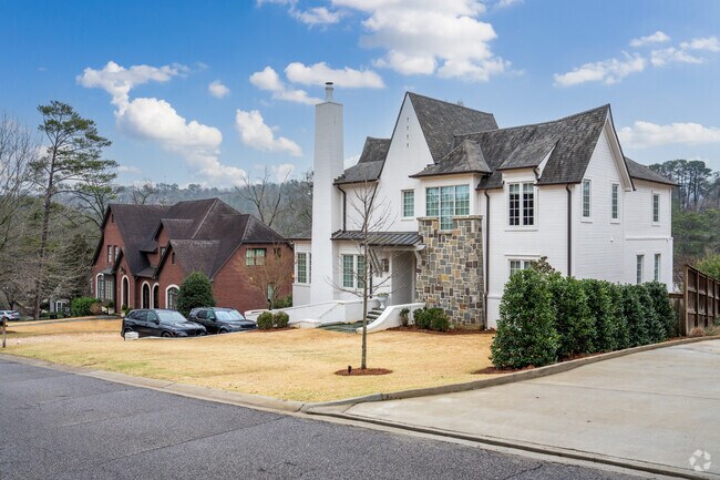 New traditional style homes are a common sight in Mountain Brook.
