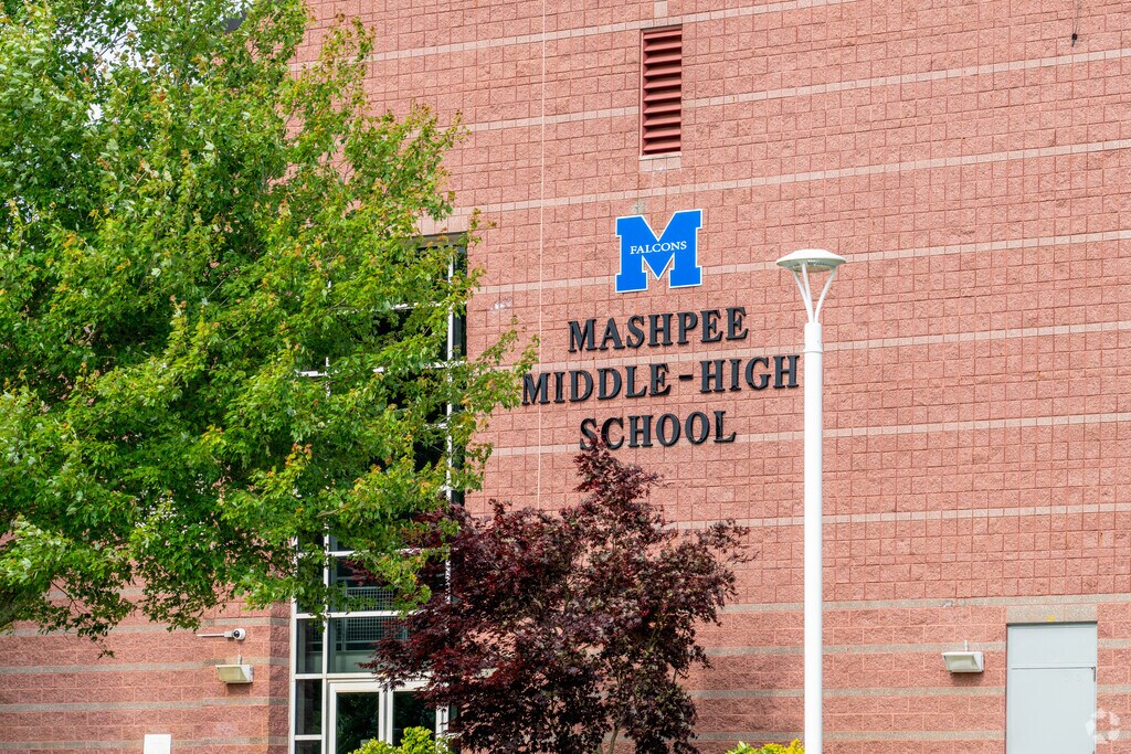 Mashpee Middle-High School serves students in grades 7th to 12th.