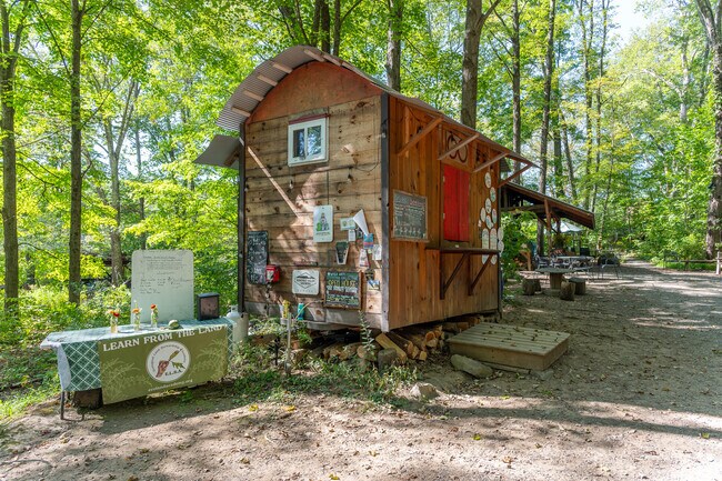 Stone Mountain Farm, an arts community near Tillson, includes amenities for visitors.