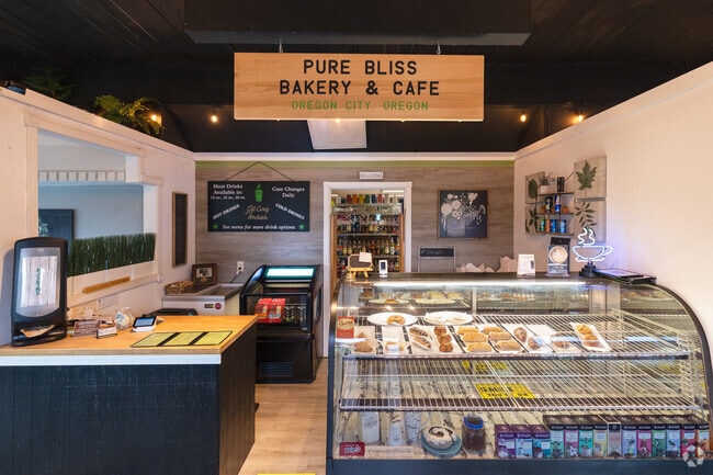 Interior of Pure Bliss Bakery and Cafe